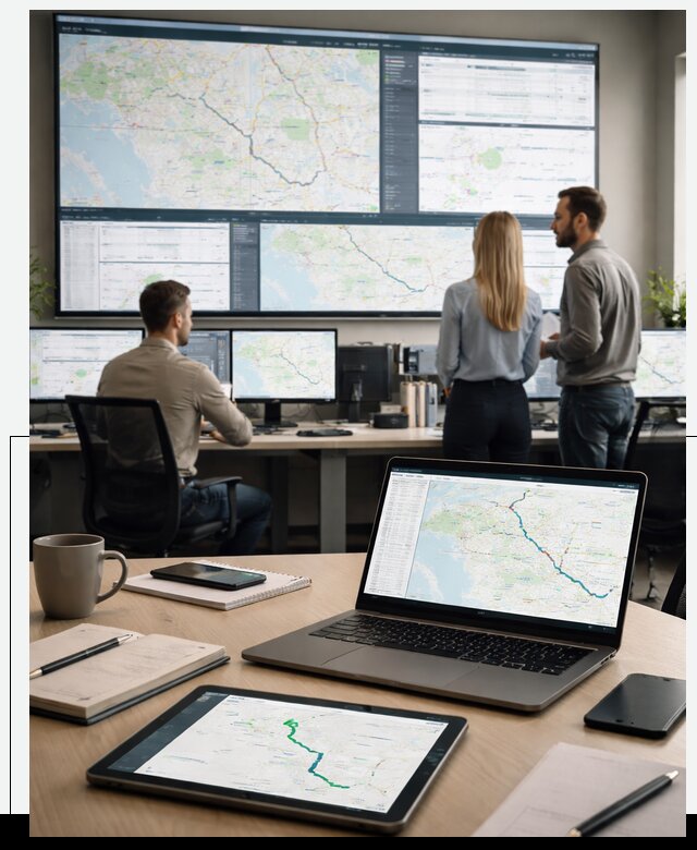 Трекинг грузов и Fleet Management, мониторинг автопарка в Климовске