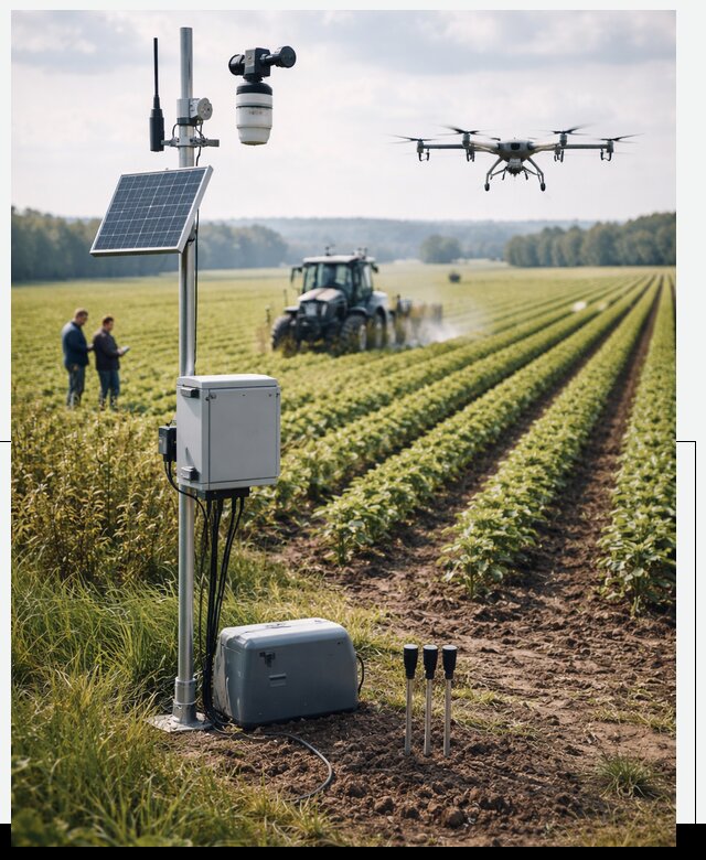 Разработка IoT мониторинга полей в Климовске от 8609 р. | АвикейКлс